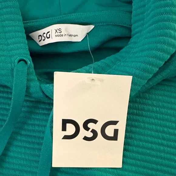 DSG So Soft Ottoman Pullover Hoodie ~ Size XS ~ Melted Emerald - Picture 4 of 6